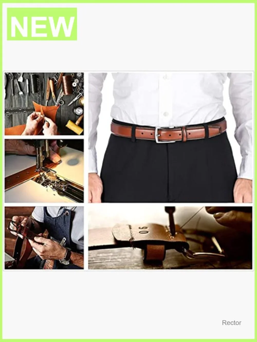 Genuine Leather Dress Belt - Classic & Fashion For Work Business Casual